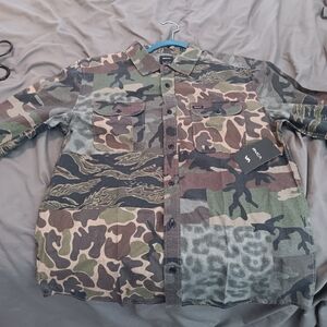 RVCA medium camo long sleeve